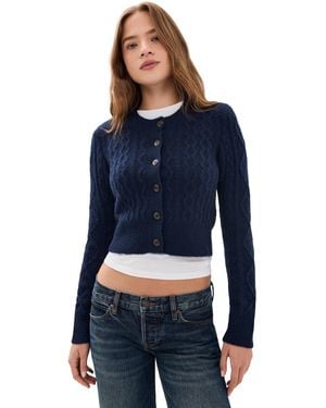 FAVORITE DAUGHTER The Eleanor Cardigan - Blue