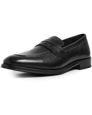 Paul Smith Leather Pierce Loafers - Black