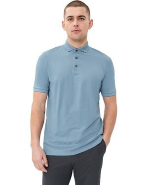 Greyson Crowley Pique Polo - Blue