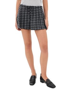 GOOD AMERICAN The Pleated Skirt - Black