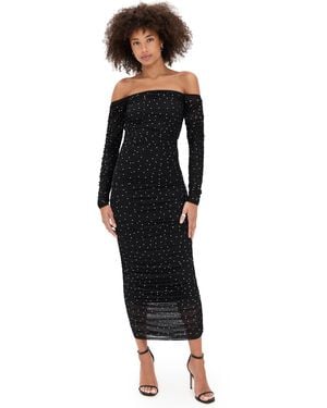 Caroline Constas Aria Midi Dress - Black