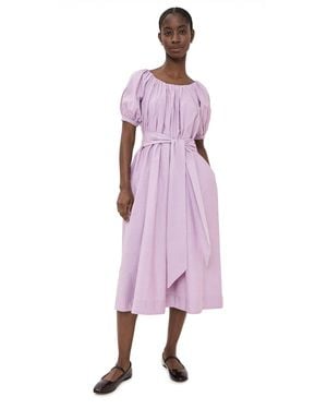 Merlette Bastion Chambray Dress - Purple