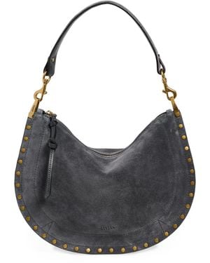 Isabel Marant Oskan Soft Zip Satchel - Gray