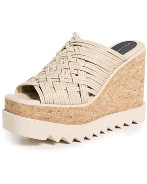 Stella McCartney Sneakelyse Alter Mat Wedges - Natural