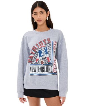 Junk Food Patriots Crew Sweatshirt - Blue