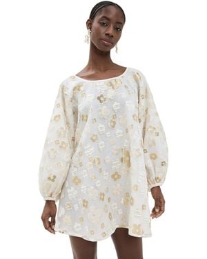 Arianne Elmy And Organza Good Luck Dress - White