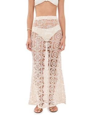 Palmacea Atenas Cover Up Skirt - Natural