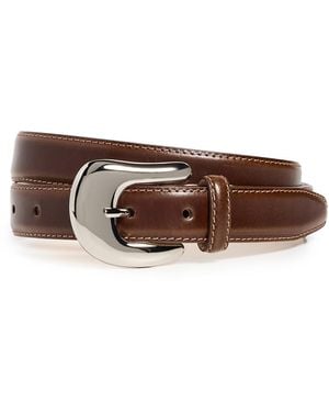 AUREUM No. 8 Statement Buckle Belt - Brown