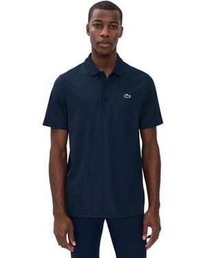 Lacoste Regular Fit Uv Protect Golf Polo Shirt - Blue