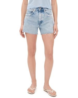 Moussy Southborough Denim Shorts - Blue