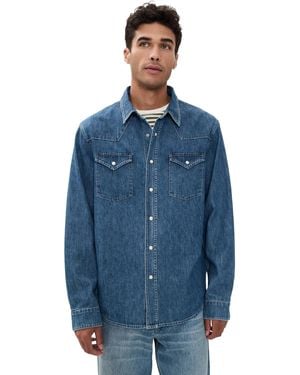 Alex Mill Denim Jackson Pocket Shirt - Blue