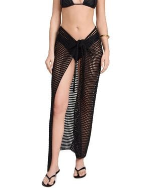 Bananhot Midi Net Sarong - Black