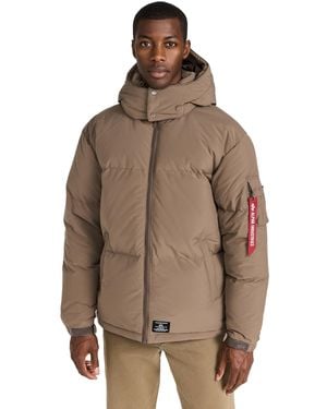Alpha Industries Puffer Parka - Brown