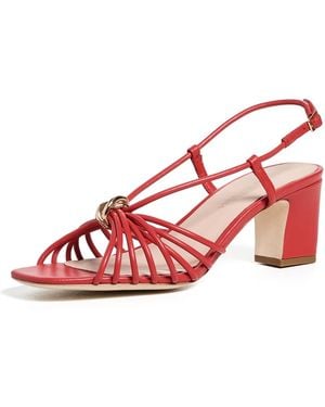 Loeffler Randall Minna Heeled Sandals - Red