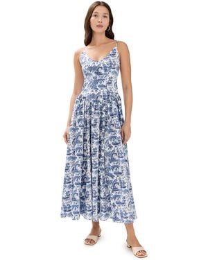 STAUD Dena Dress - Blue