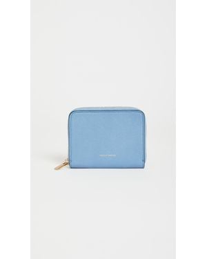 Mansur Gavriel Compact Zip Wallet - Blue