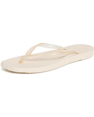 Sleeper Tapered Transparent Flip Flops - Black