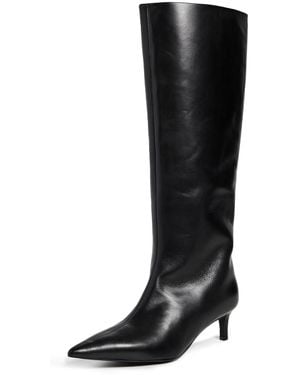 Free People Kiki Kitten Heel Boots - Black