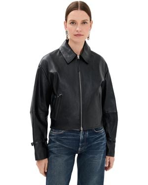 Acne Studios Leather Jacket - Black
