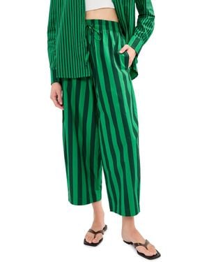 Le Bos Marcella Barrel Pants - Green