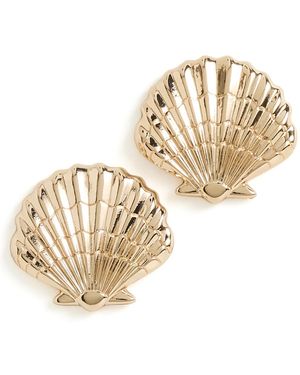 BaubleBar Marina Seashell Earrings - White