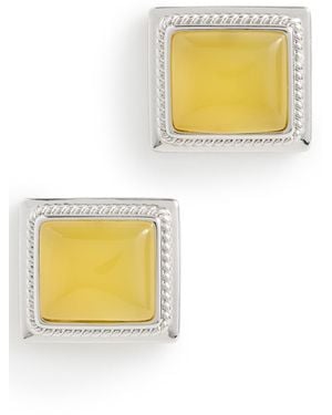 Luv Aj The Matilda Stone Studs - Yellow