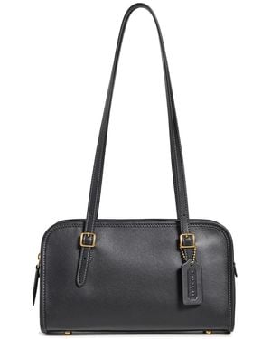 COACH Swing Zip Bag in Black | Lyst