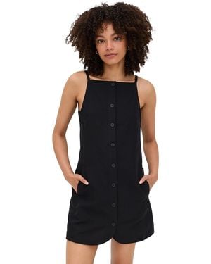 ALIGNE Ozzy Linen Mini Dress - Black