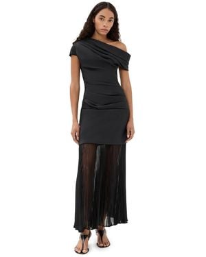 Jonathan Simkhai Ammalie Combo Dress - Black