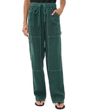 Rag & Bone Atlas Linen Pants - Green