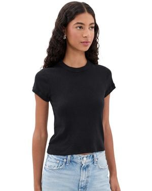 Mother The Itty Bitty Ringer Tee - Black