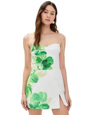 Amanda Uprichard Taylor Skort Romper - Green