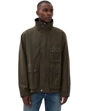Barbour Re-Engineered Utility Bedale Wax Jacket - Black