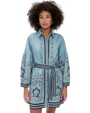 Cleobella Anouk Mini Dress - Blue