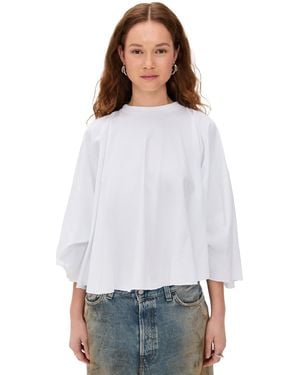 MM6 by Maison Martin Margiela Long Sleeved Top - White