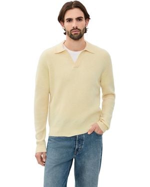Madewell Johnny Collar Sweater Polo - Blue