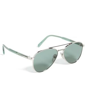 Prada Pr A58S Aviator Sunglasses - Blue