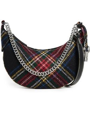 Polo Ralph Lauren Tartan Polo Id Mini Chain Crossbody Bag - Black