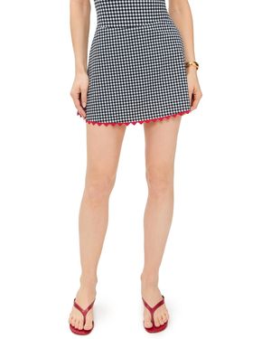 Karla Colletto Livvy A-Line Skirt - Blue