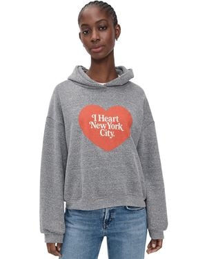 Sunny Somewhere Nyc Heart Classic Hoodie - Multicolor