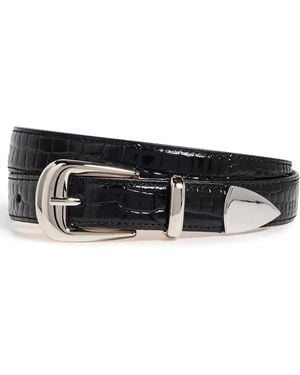 AUREUM No.16 Leather Belt - Black