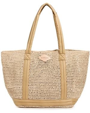 MZ Wallace Medium Crochet Tote - Natural