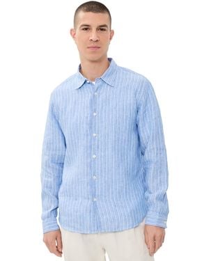 Theory Irving Stripe Top - Blue