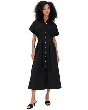 Le Bos Roberta Button Down Dress - Black
