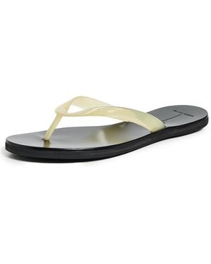 Black Suede Studio Jelly Sandals - Black
