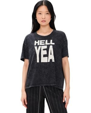 R13 Hell Yea Relaxed Tee - Black