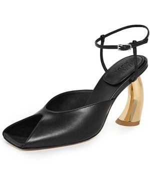 A.W.A.K.E. MODE A. W.A. K.E. Mode Giustine Sandals - Black