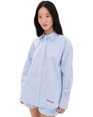 Caroline Constas Frankie Blouse - Blue