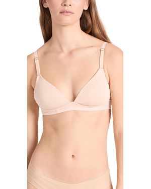 Lively The All-Day Plunge No-Wire Bra - Natural