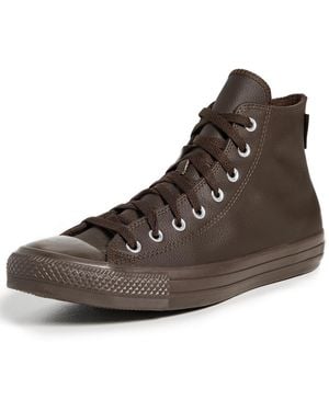 Converse Chuck Taylor All Star Leather Sneakers - Brown